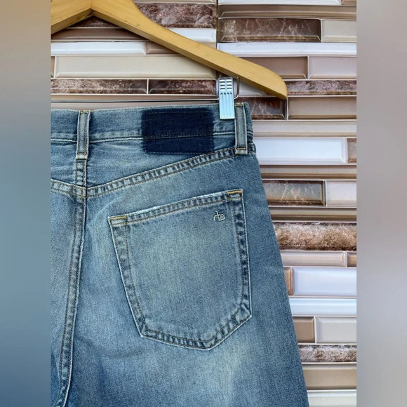 Rag & Bone Vintage Crop Flare Carlsbad Blue Jeans 27 - Picture 10 of 16